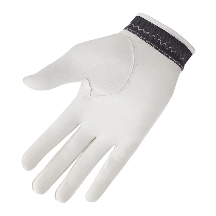 Black & White Golf Gloves Cabretta Leather