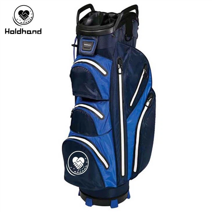 Custom Service Water Repellent Colorful Golf Cart Bag 14 Ways Top With Integrated Putter Well