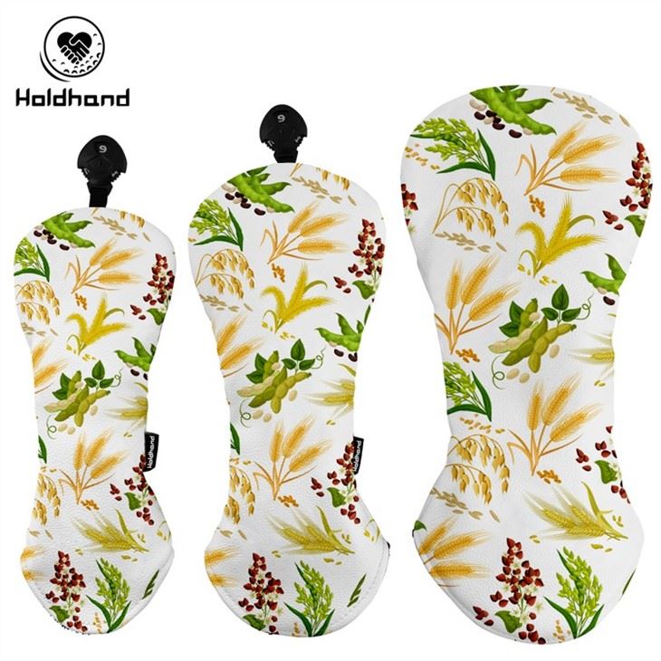 Personality PU Leather Driver Wood Head Cover Custom Logo OEM
