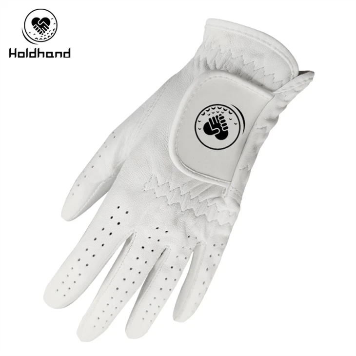 Customzed Plain Cabretta Leather Golf Gloves