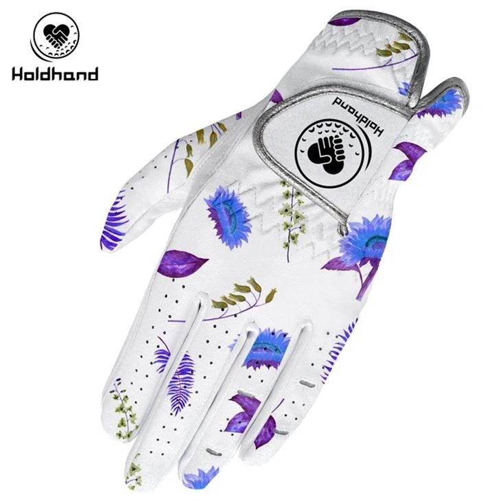 Top Customer Service High Quality Oem Pattern Custom Logo OEM PU Cabretta Golf Gloves