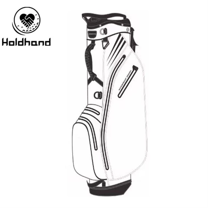 Milk White Factory Price Wholesale Custom Brand Golf Stand Bag Golf Bags