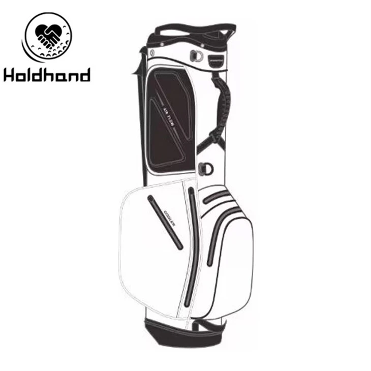 Milk White Factory Price Wholesale Custom Brand Golf Stand Bag Golf Bags